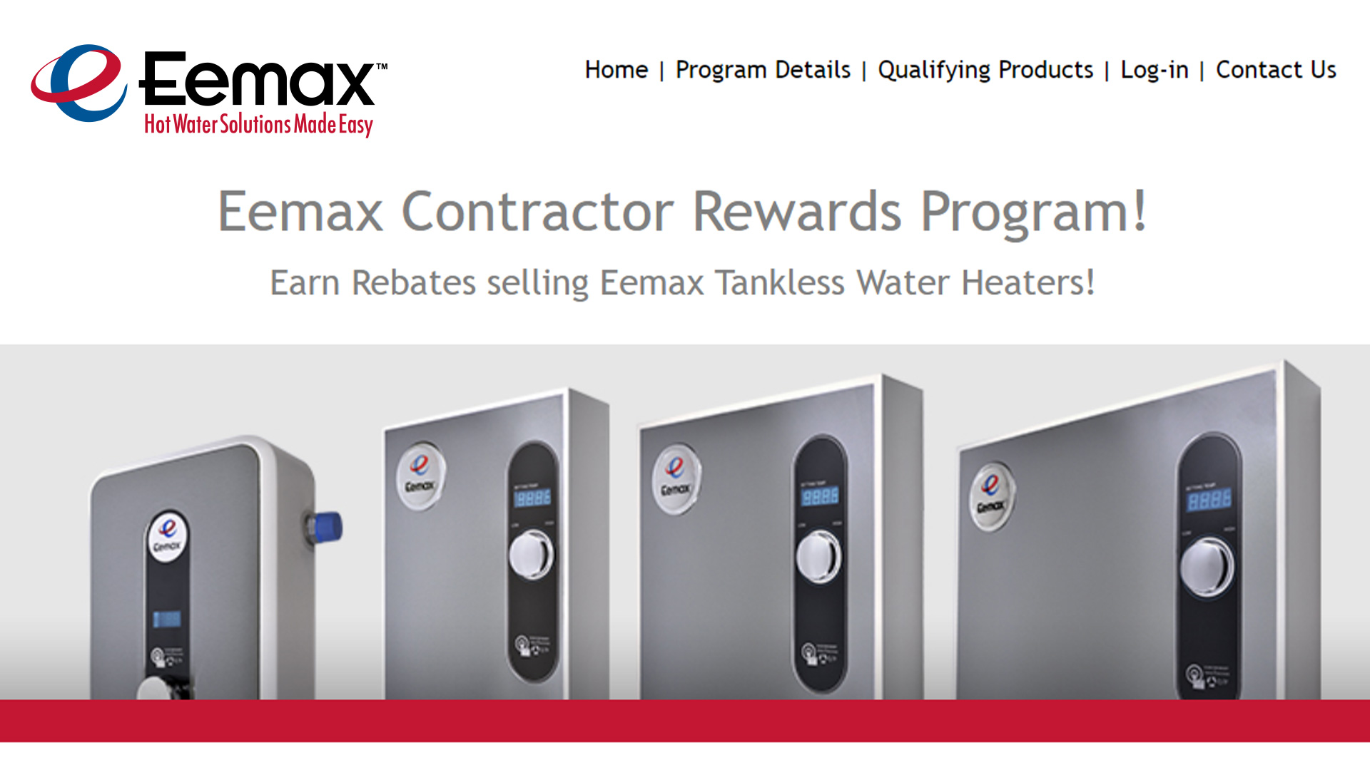 Eemax Rewards Program